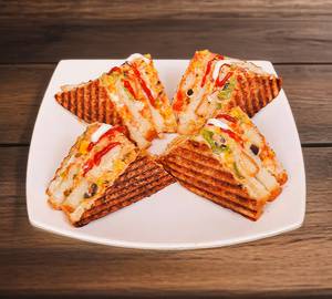 Triple Layer Cheese Sandwich