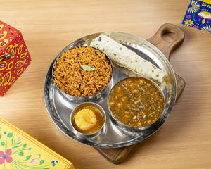 Sai Bhaji + Bhuga Rice