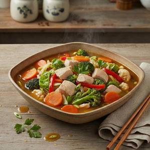 Chicken Souprr Veggies