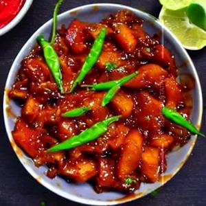 Chilli Potato In Honey Sauce