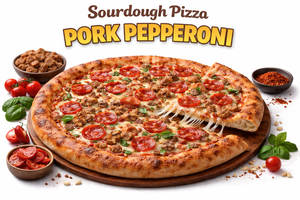 Pork Pepperoni Sourdough Pizza 8.5 inch
