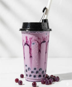 Blueberry Boba Milkshake (bubble Tea - 350ml)