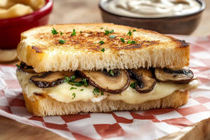 Mushroom sandwich