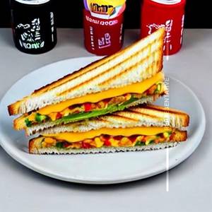 Veg double cheese sandwich