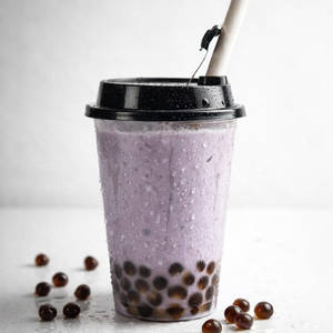 Taro Boba Milkshake (bubble Tea - 350ml)