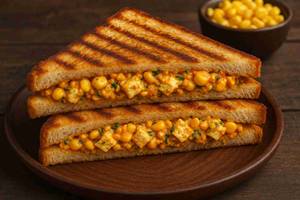 Paneer Cheese Corn Grilled Sandwich