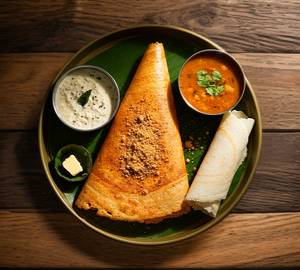 Plain dosa + podi dosa combo