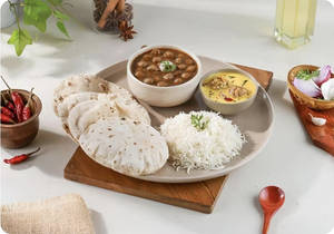 Mini Meals (2 Roti, Rice, Dal, Veggie)