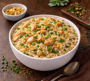Chicken  garlic  rice
