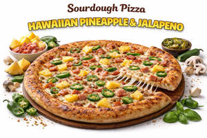 Pineapple & Jalapeno Sourdough Pizza 8.5 inch