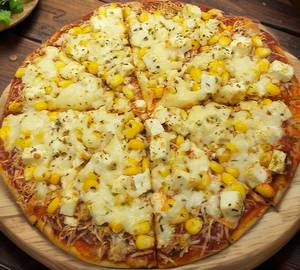Pizza paneer corn