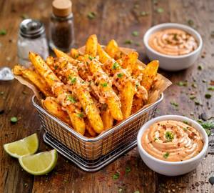 Spicy mayo french fries