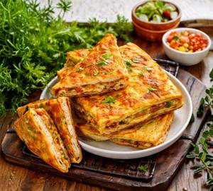Bread omelette