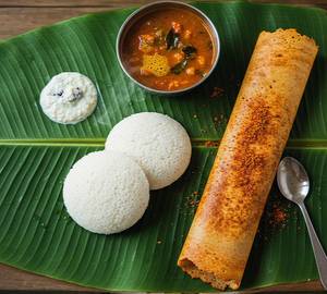 Idli + podi dosa combo [2 pieces]