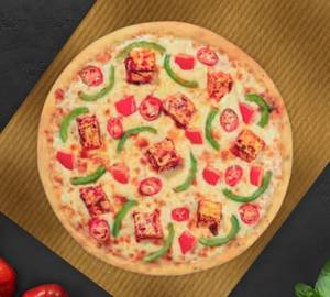 Hot and spicy paneer pizza (8 inch)