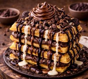 Chocolate overload waffles