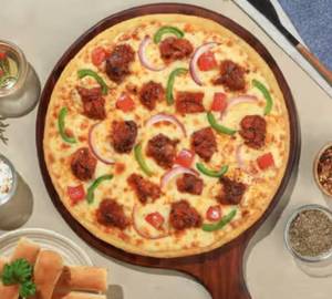 Spicy barbeque chicken pizza (8 inch)