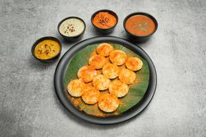 Ghee Podi Button Idli(12pc)