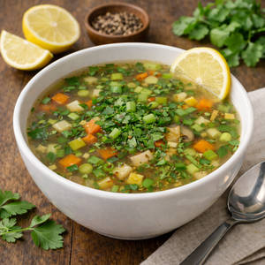 Lemon Coriander Soup