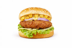 Cheese Potato Crunch Burger