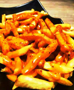 Cheesy Peri Peri Fries