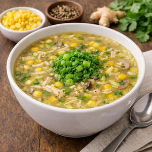 Sweet Corn Chicken Soup