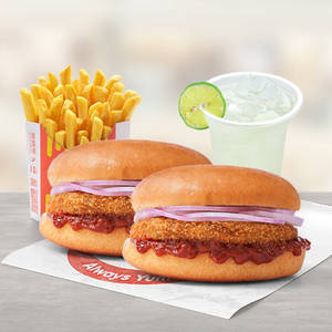 Aloo Tikki Masti Burger Large Meal