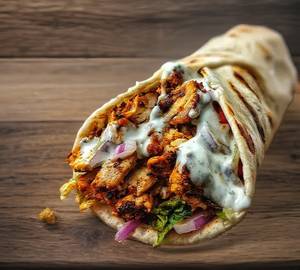 Garlic Chilli Shawarma Roll