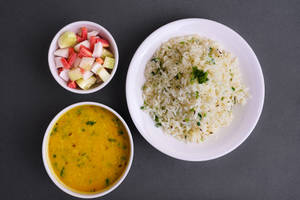 Dal Rice Bowl With Salad