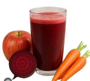 Apple + beetroot + carrot abc