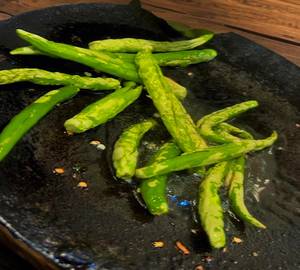 Savaji Green Chillies Tadka 🌶️