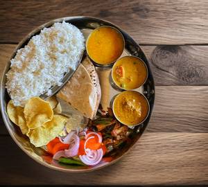 Simple thali