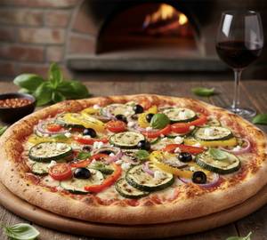 Veg overloaded pizza