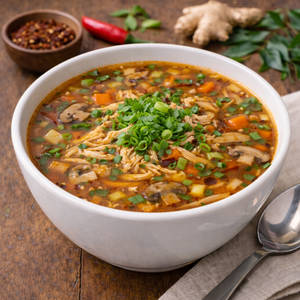 Chicken Chettinad Soup