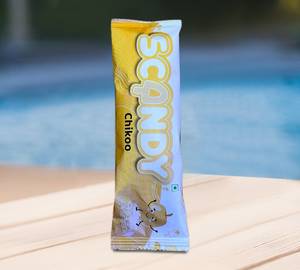 Chikoo ice cream candy