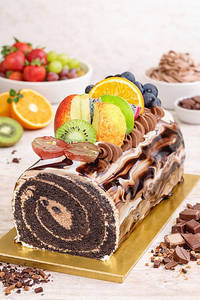 Choco Mousse Swiss Roll 1kg