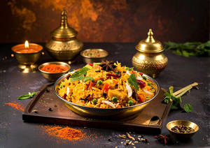 Veg Hyderabadi Maharaja Biryani (serves 2)