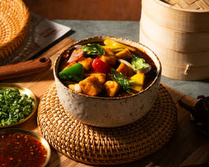 Paneer In Thai Chilli Basil Sauce