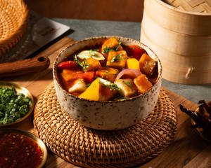 Paneer In Schezwan Sauce