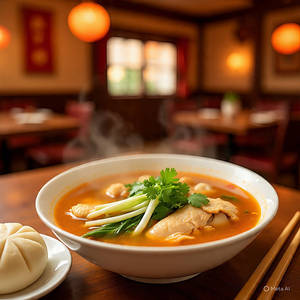 Chicken Lung Fung Soup