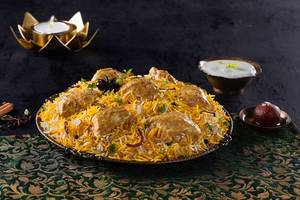 Mehfooz Makhmali Murgh Biryani (Murgh Afghani Tikka Biryani -Serves 1)