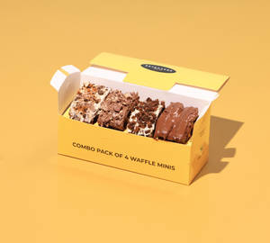 Chocolate Mini Waffles [Pack of 4]