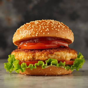 Panko Crusted Burger
