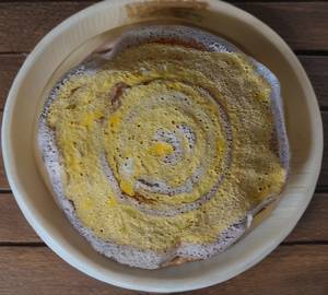 Egg dosa 2 with chicken kulambu