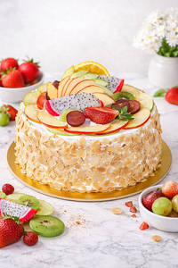 Exotic Fresh Fruit Cake@1kg