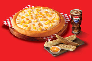 3in1 Combo : Classic Corn Pizza