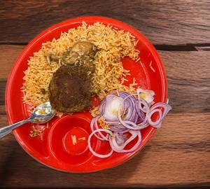 Chicken biryani with kabab combo