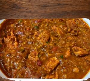 Chicken tadka with keema