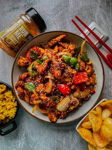Crispy Chilli Chicken .