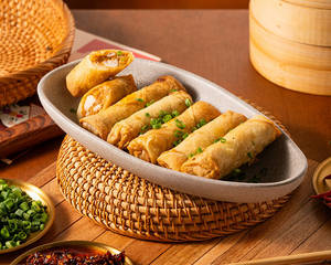 Chicken Spring Rolls Dry
